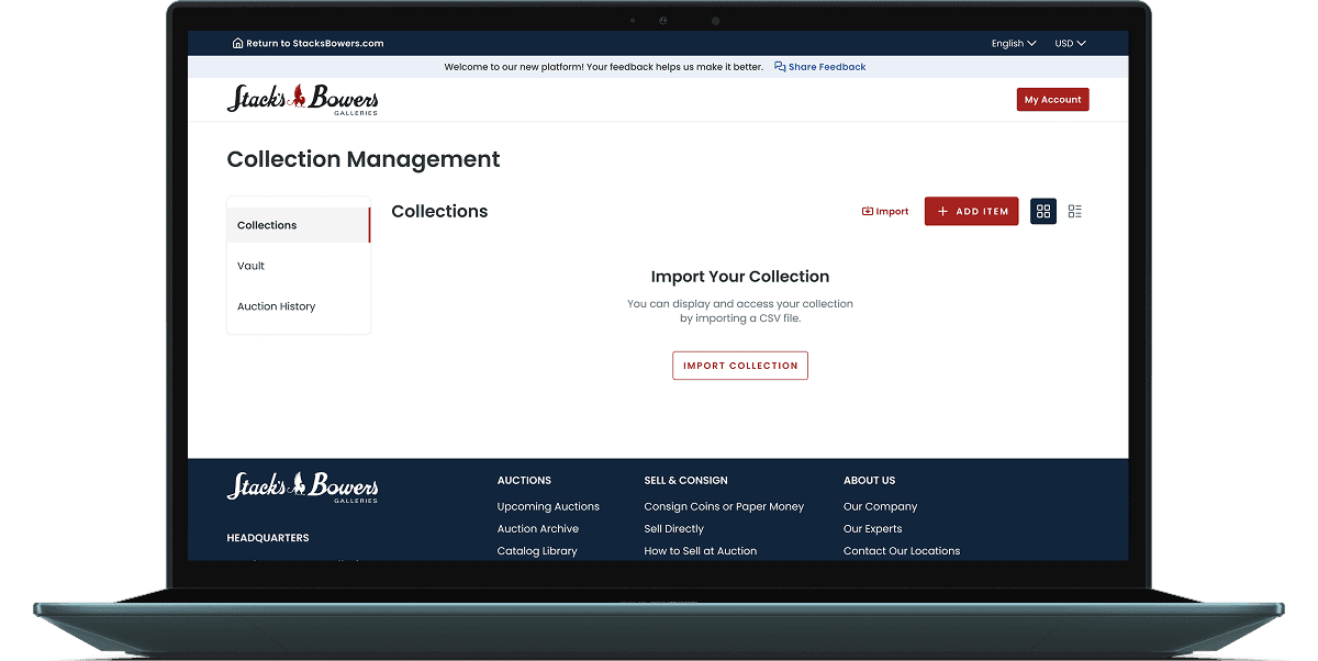 Collection Dashboard